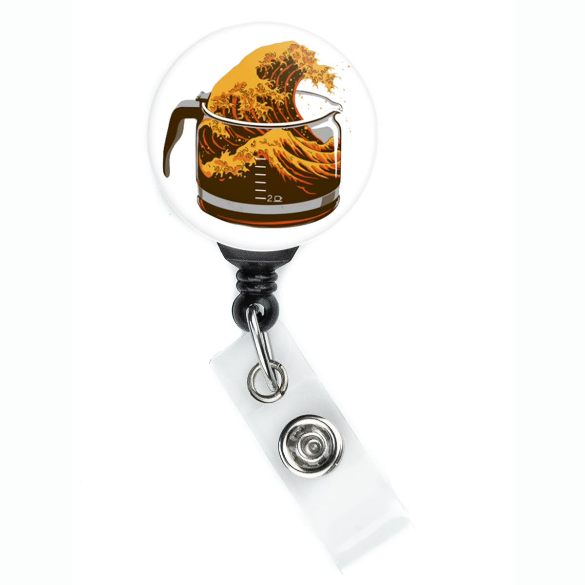 Hokusai Wave Coffee Badge Reel - ReactionReels