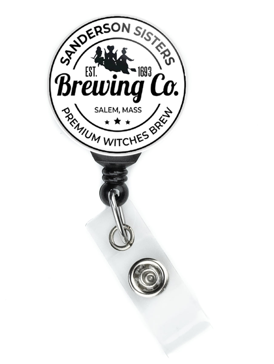 Hocus Pocus Sanderson Sisters Brewing Co Badge Reel - ReactionReels