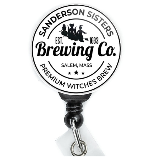 Hocus Pocus Sanderson Sisters Brewing Co Badge Reel - ReactionReels