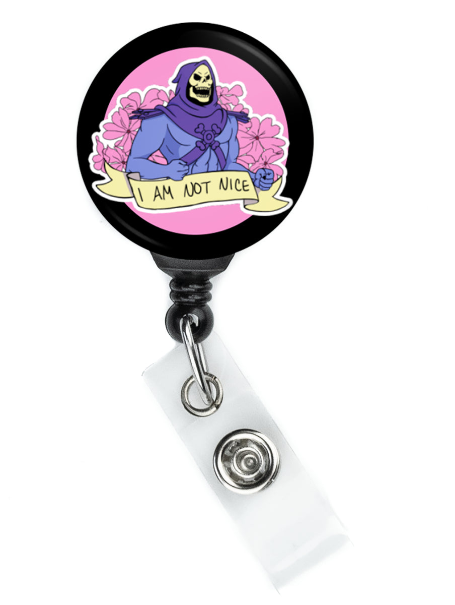 Skeletor I Am Not Nice Meme Badge Reel - ReactionReels
