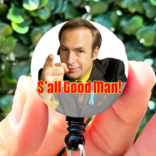 Breaking Bad Better Call Saul Goodman  Nurse ID Badge Reel Holder  Nurse Gift  Nurse Badge