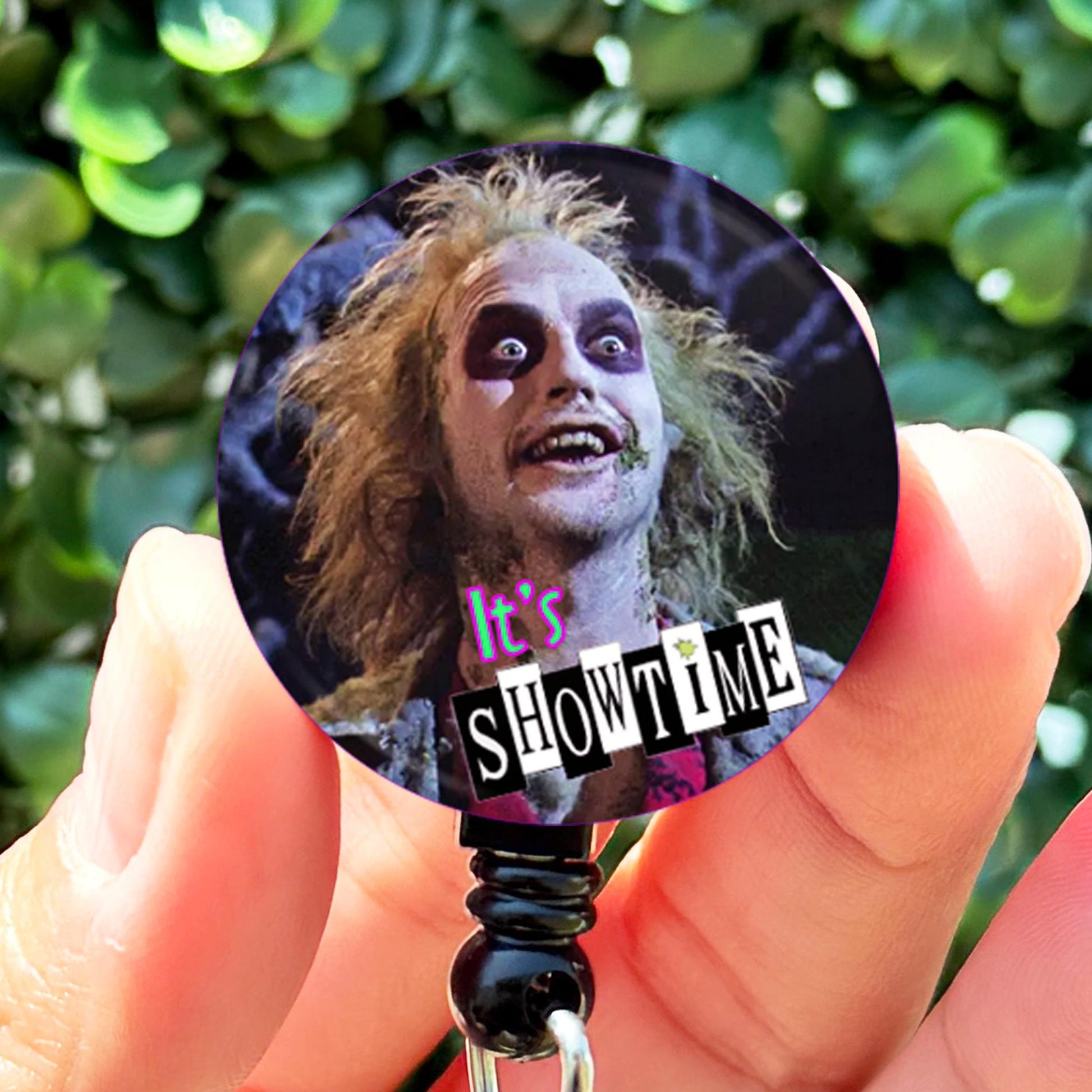 It's Showtime  Nurse Badge Reel Funny  ID Badge Holder  Nurse Gift  Nurse Badge Holder  ID Holder - ReactionReels