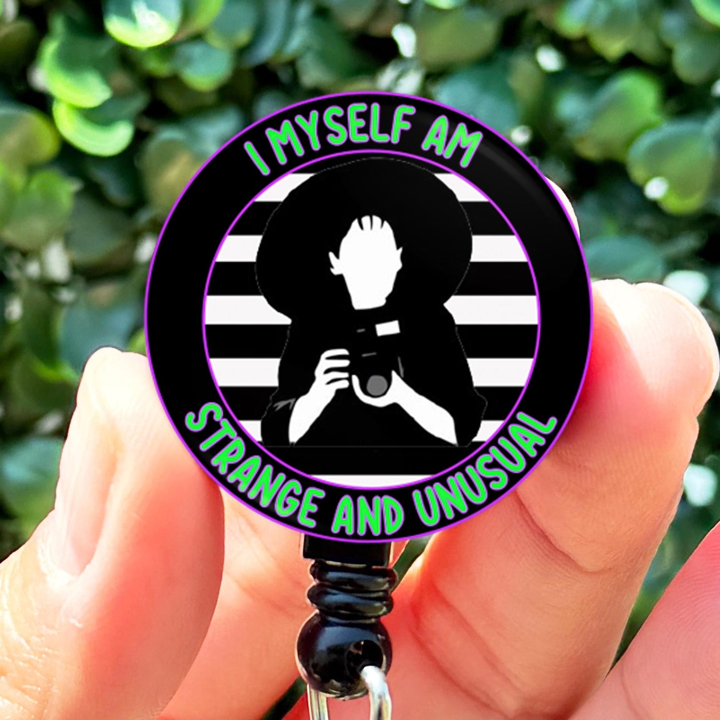 Strange and Unusual  Nurse Badge Reel Funny  ID Badge Holder  Nurse Gift  Nurse Badge Holder  ID Holder  Cute Bad