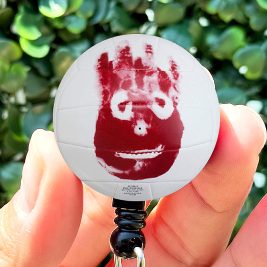 Cast Away Tom Hanks Wilson Ball  Nurse ID Badge Reel Holder  Nurse Gift  Nurse Badg