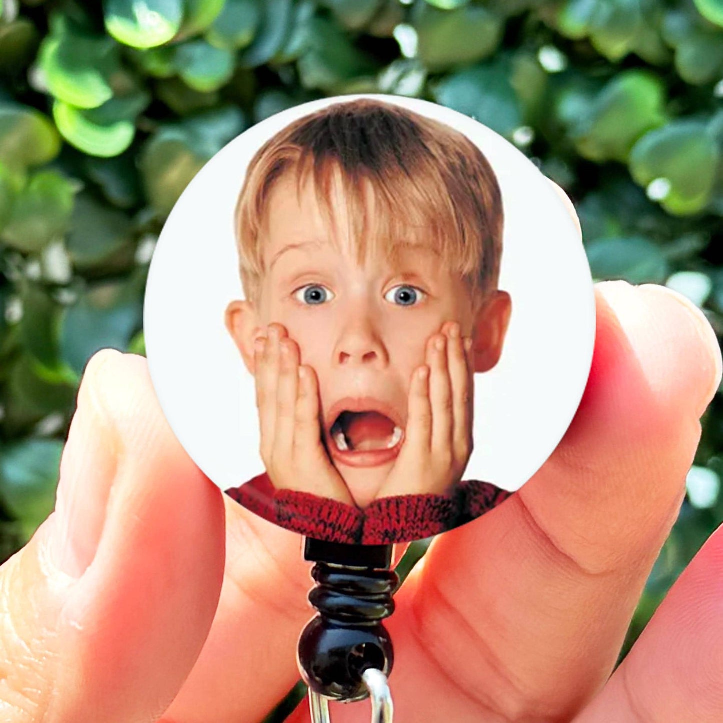 Home Alone Kevin Scream  Nurse Badge Reel  ID Badge Holder  Nurse Gift  Nurse Badge Holder  Christmas ID Holde - ReactionReels