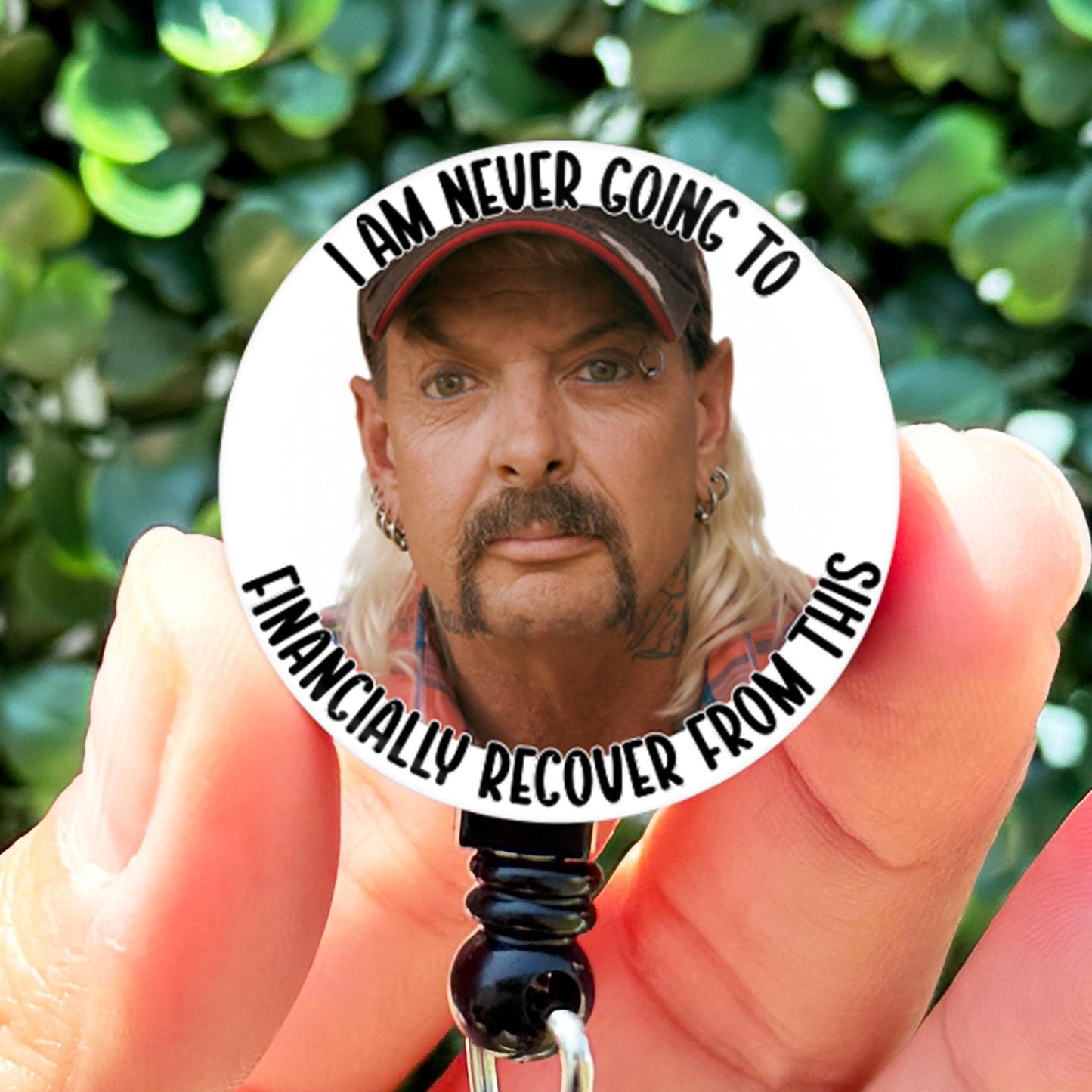 I Am Never Going To Financially Recover From This  Nurse ID Badge Reel Holder  Nurse Gift  Nurse Badge  Cute ID Re