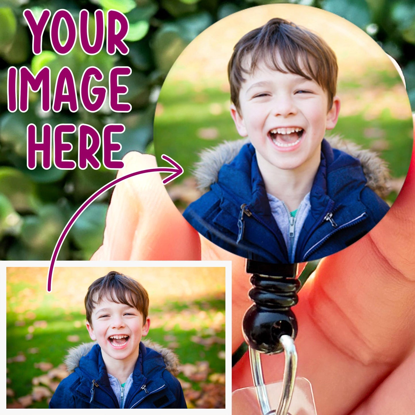 Custom Badge Reel  Custom Image Badge Reel  Personalized Badge Reel  Use Your Favorite Photo, Cartoon, Character, Meme, Scene, Art