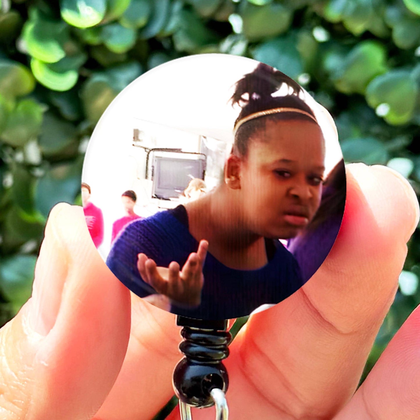 Confused Face Wut Girl Meme  Nurse Badge Reel Funny  ID Badge Holder  Nurse Gift  Nurse Badge Holder  ID Holder