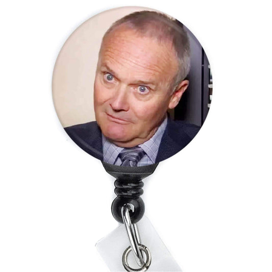 Funny ID Badge Reel  The Office Creed Excuse Me Reaction Face Meme  ID Badge Holder  Nurse Gift  Nurse Badge Reel  Cute ID Badge Reel