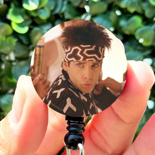 Zoolander Blue Steel Ben Stiller  Nurse Badge Reel Funny  ID Badge Holder  Nurse Gift  Nurse Badge Holder  ID Hold