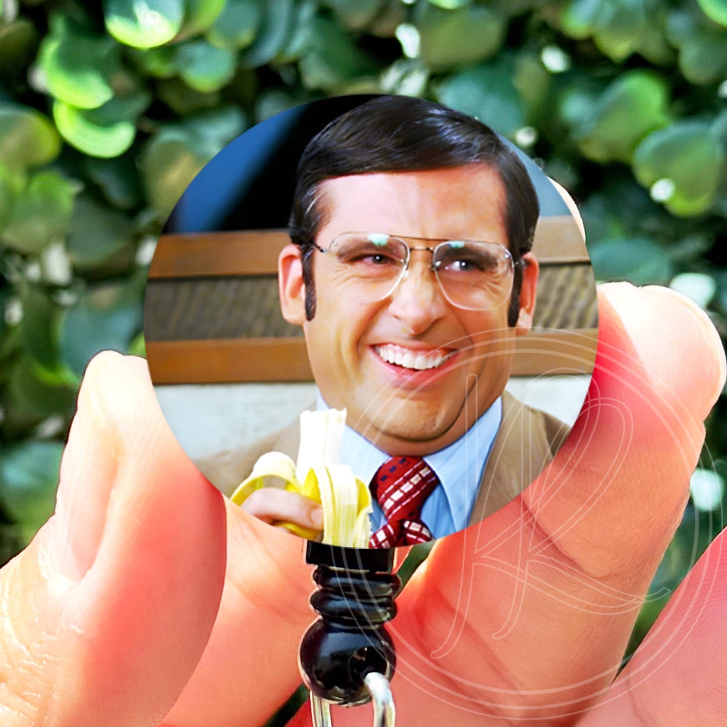 Anchorman Brick Tamland Steve Carrel  Nurse Badge Reel  ID Badge Holder  Cute Nurse Gift  Nurse Badge Hold