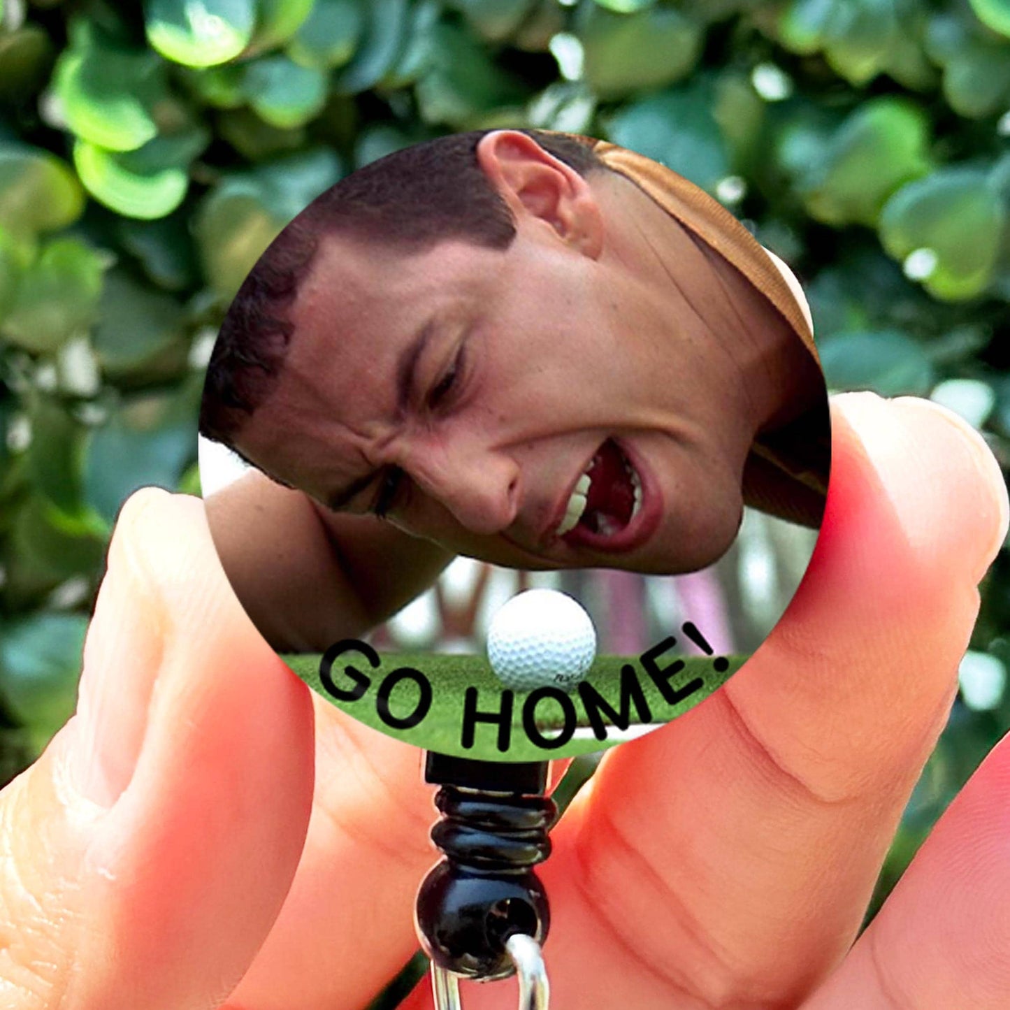 Happy Gilmore Adam Sandler Go Home  Nurse Badge Reel  ID Badge Holder  Nurse Gift  Cute Nurse Badge Hold