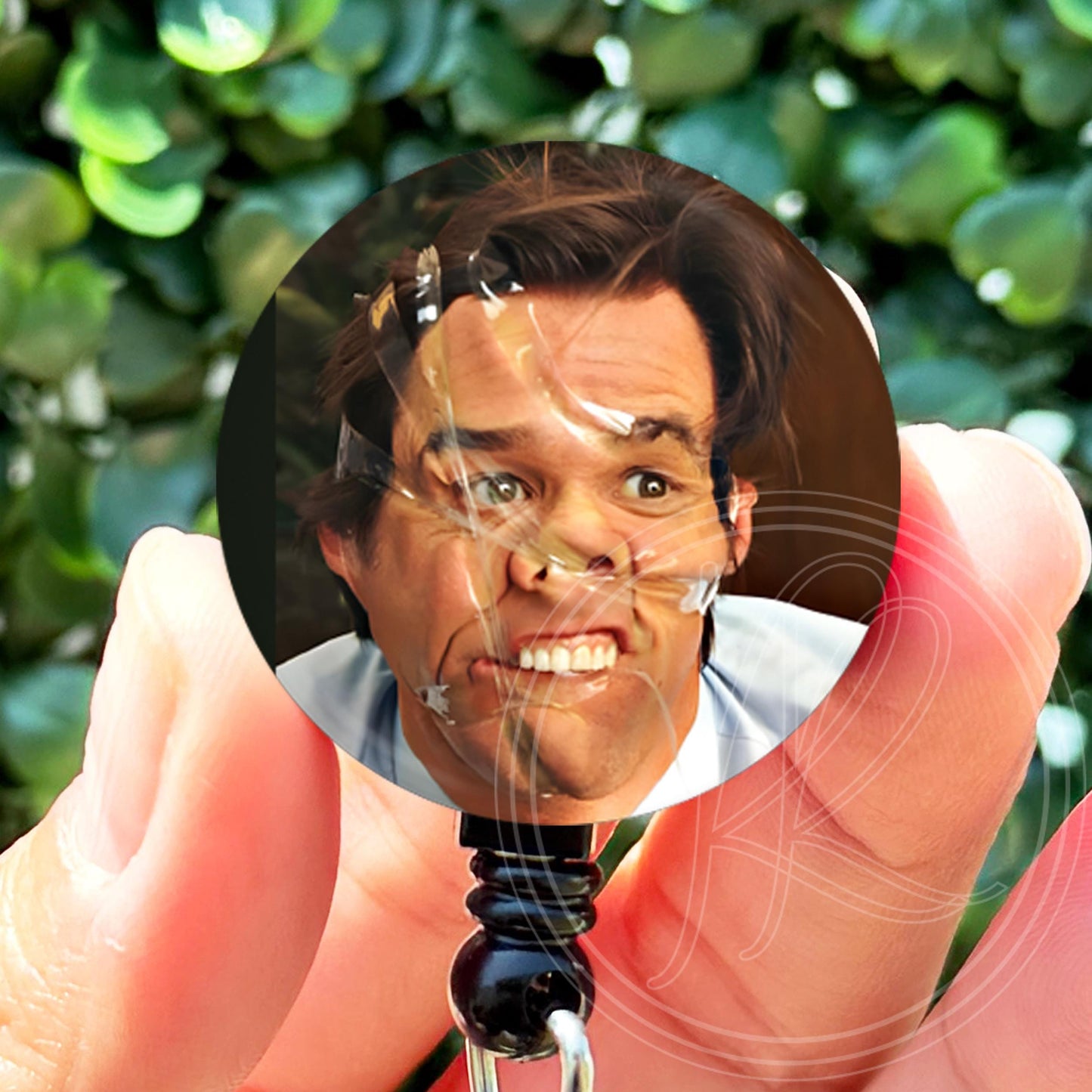 Liar Liar Jim Carrey Tape Face  Nurse Badge Reel  ID Badge Holder  Nurse Gift  Nurse Badge Holder