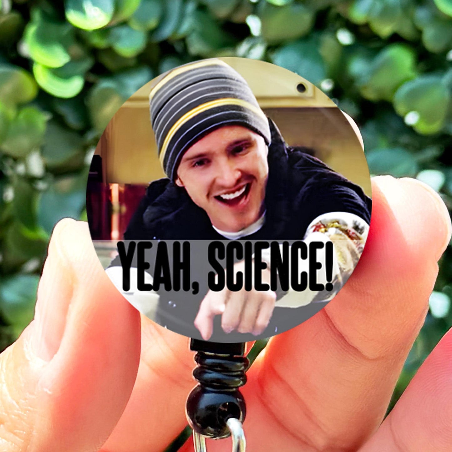 Breaking Bad Jesse Pinkman Yeah Science  Nurse ID Badge Reel Holder  Nurse Gift  Nurse Badge