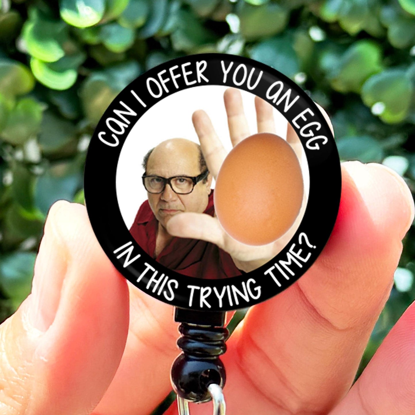 Always Sunny in Philadelphia Frank Reynolds Offer Egg Meme  ID Badge Holder  Nurse Gift  Nurse Badge Reel  ID Holder