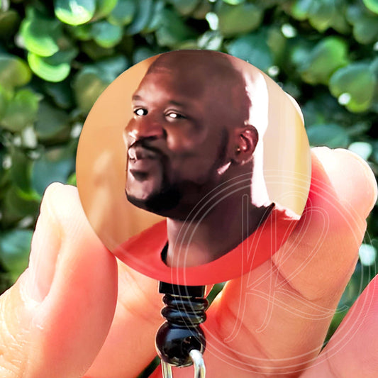 Shaq Funny Smug Face Meme  Nurse Badge Reel  ID Badge Holder  Nurse Gift  Nurse Badge Holder