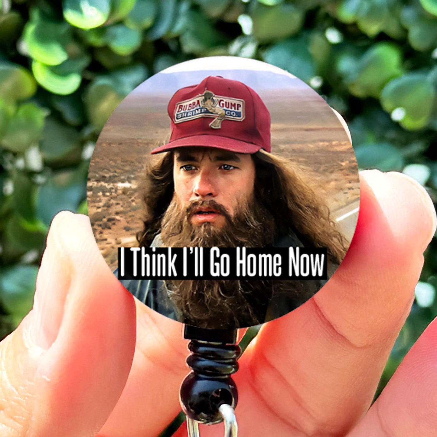 Forrest Gump I think I'll Go Home Now  Nurse Badge Reel  ID Badge Holder  Nurse Gift  Nurse Badge Holder  Cute I