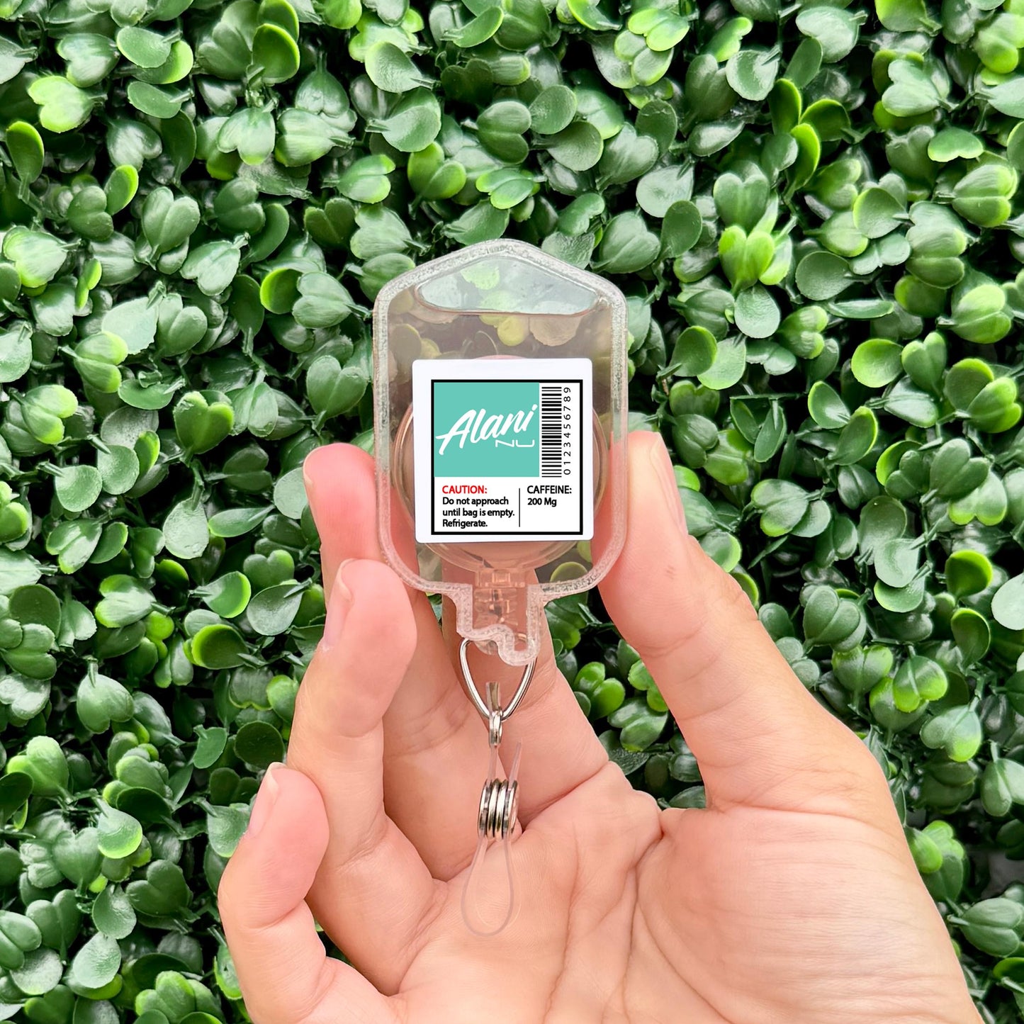 Nurse Badge Reel – Cute Retractable Badge Holder for Nurses and Medical Staff, IV Bag Theme - Alani Nu