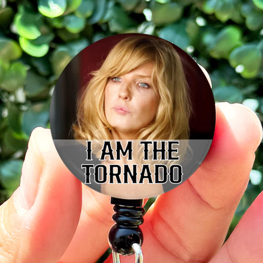Yellowstone Beth Dutton I Am The Tornado  Nurse Badge Reel  ID Badge Holder  Nurse Gift  Nurse Badge Holder  Cute