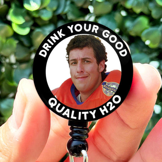 Quality H2O Water  Nurse Badge Reel Funny  ID Badge Holder  Nurse Gift  Nurse Badge Holder  ID Holder