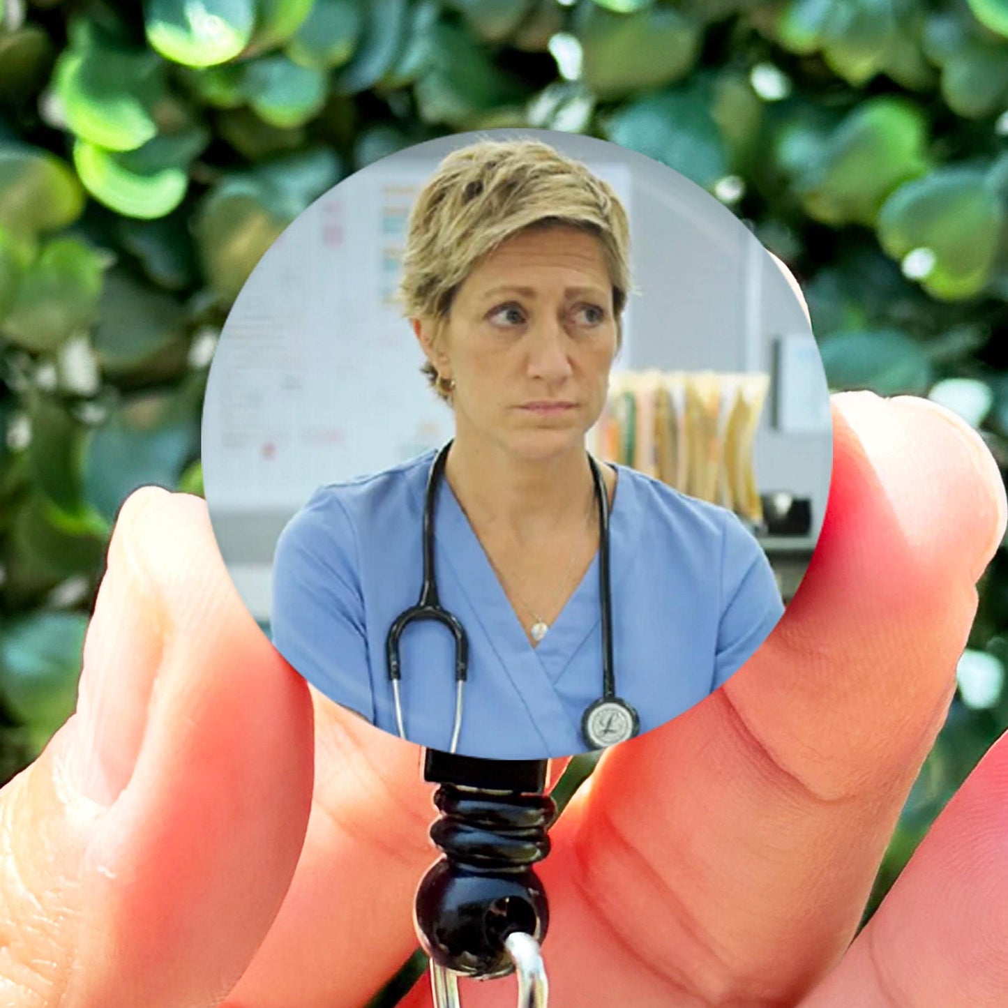 Nurse Jackie  Nurse ID Badge Reel Holder  Nurse Gift  Nurse Badge    Nurse ID Holder  ID Hold