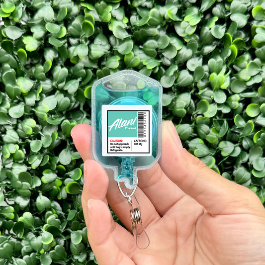 Nurse Badge Reel – Cute Retractable Badge Holder for Nurses and Medical Staff, IV Bag Theme - Alani Nu