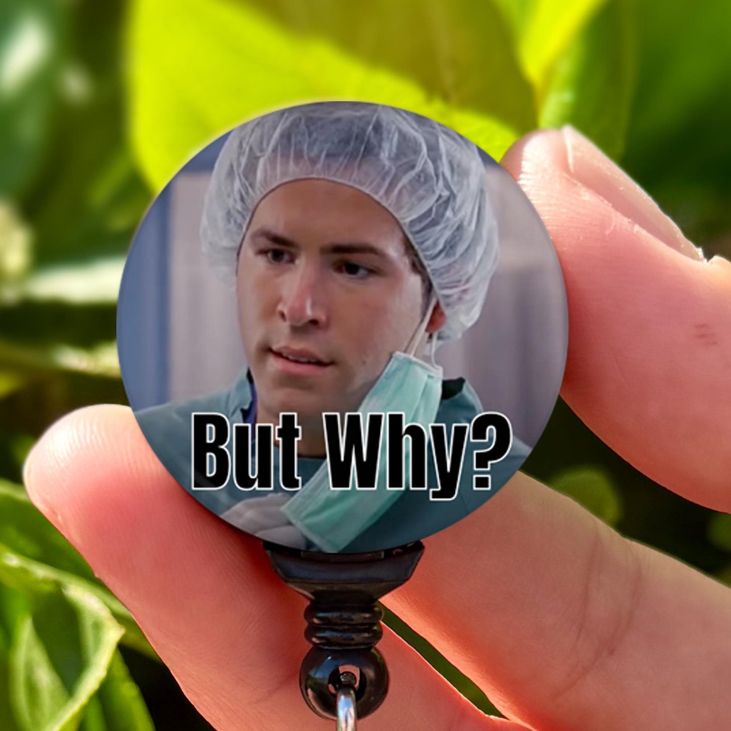 Harold and Kumar But Why Meme  Nurse Badge Reel  ID Badge Holder  Nurse Gift  Nurse Badge Holder  Cute ID Holder - ReactionReels