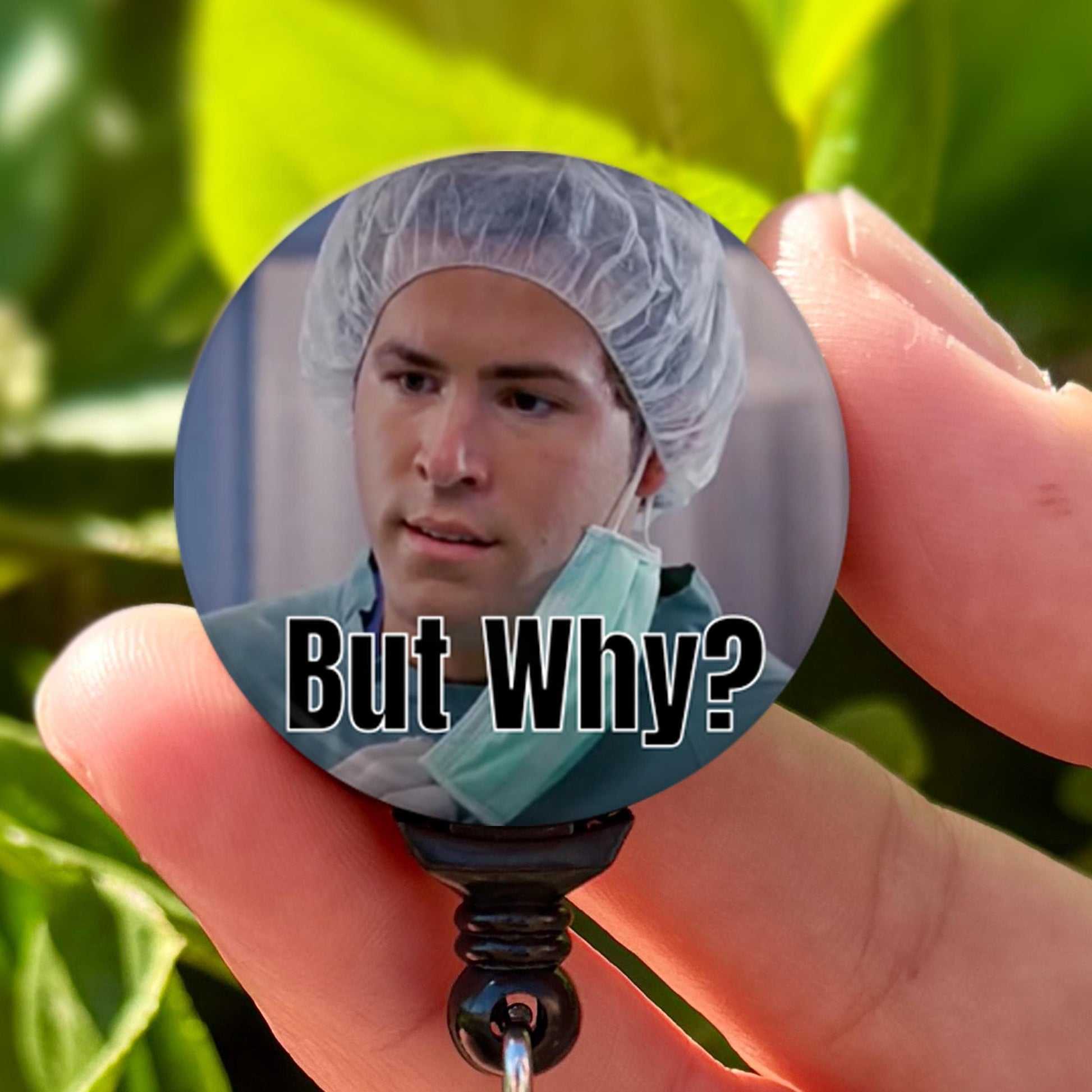 Harold and Kumar But Why Meme  Nurse Badge Reel  ID Badge Holder  Nurse Gift  Nurse Badge Holder  Cute ID Holder - ReactionReels