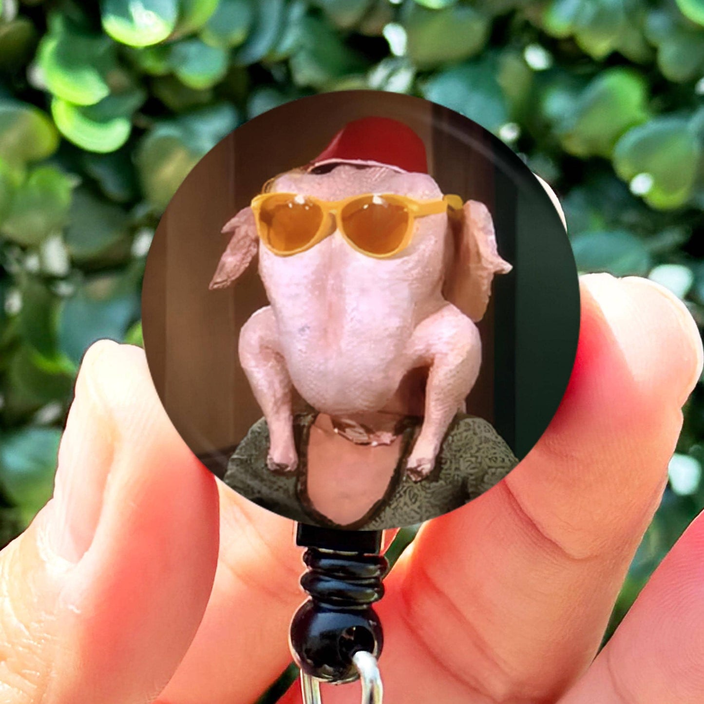 Friends Monica Turkey Head  Nurse Badge Reel Funny  Fall Badge Reel Nurse Gift  Thanksgiving Badge Re