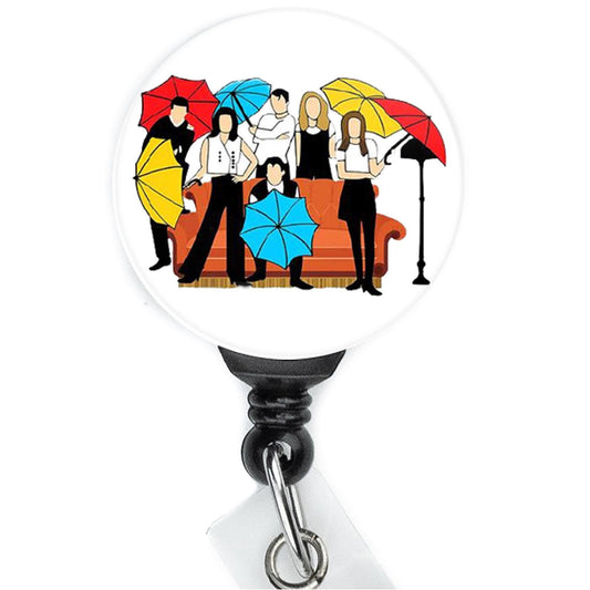 Friends Intro Group Logo Theme  Nurse Badge Reel  ID Badge Holder