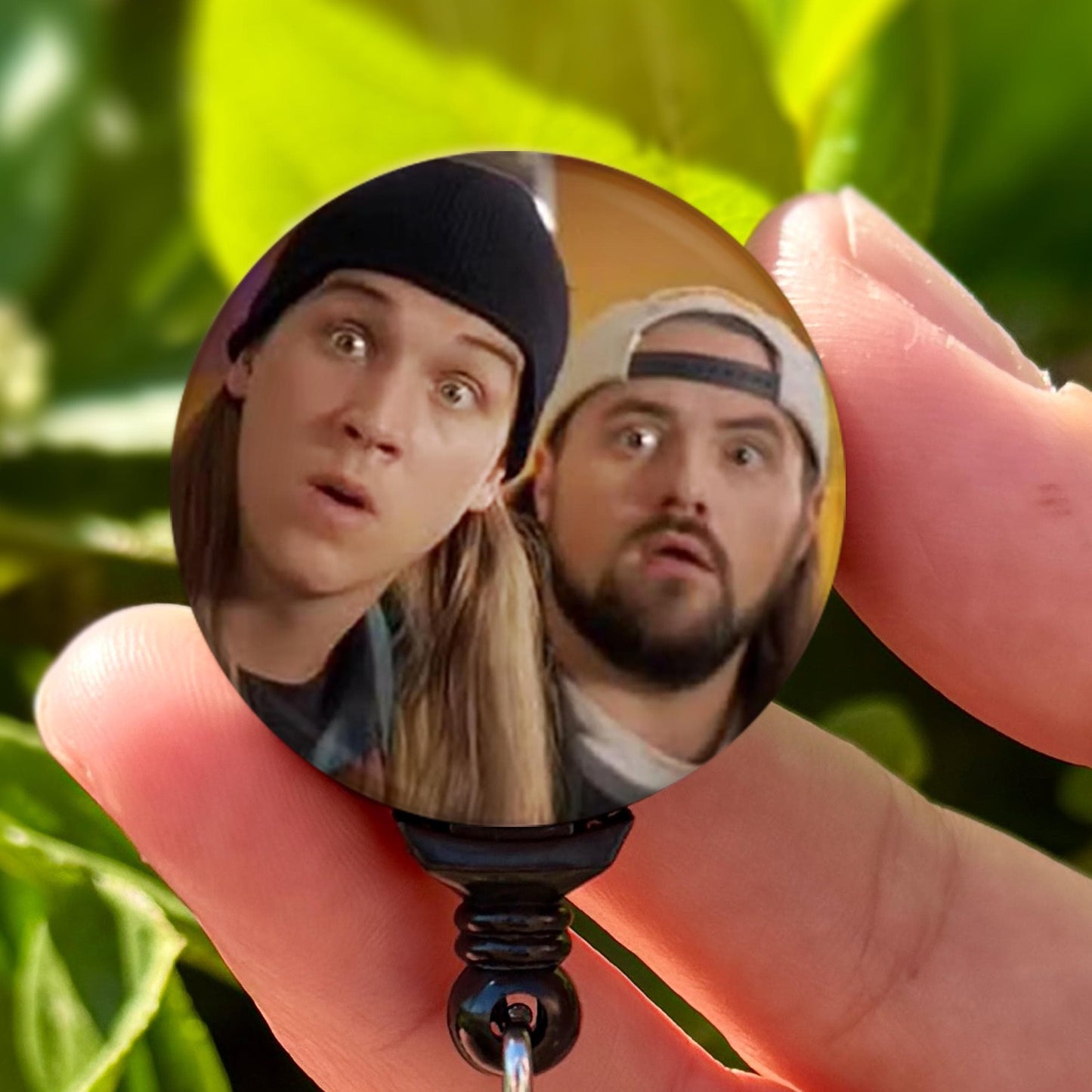 Jay and Silent Bob ID Badge Reel  Nurse Badge Reel  ID Badge Holder  Nurse Gift  Nurse Badge Holder  Cute ID Holder - ReactionReels