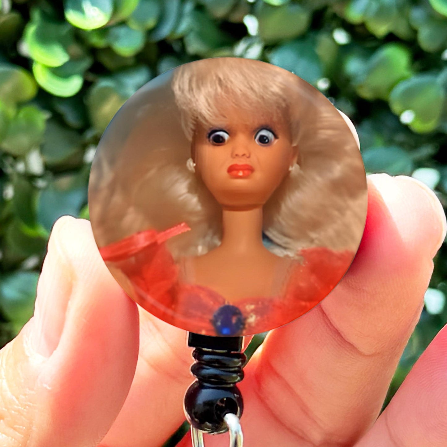 Cringe Doll WTF Funny Nurse Badge Reel