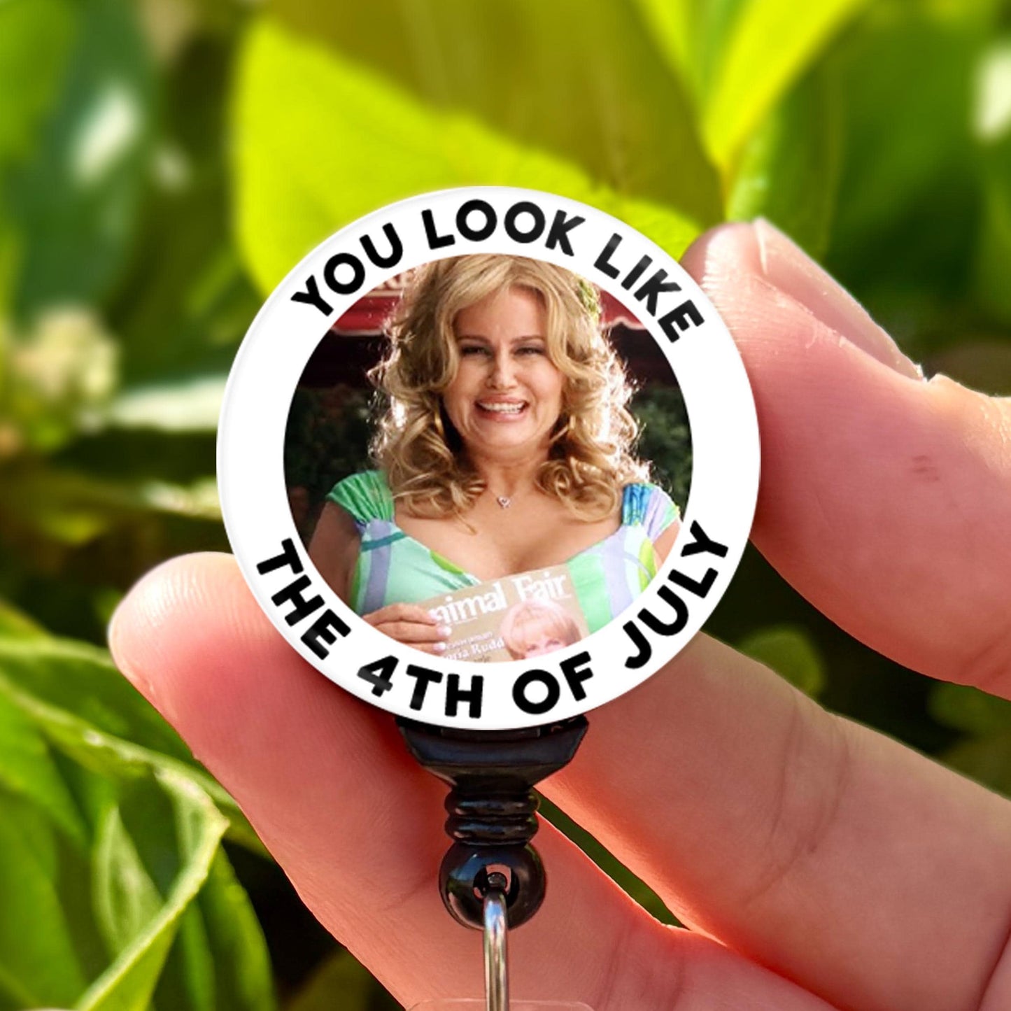 Jennifer Coolidge 4th of July Meme  Nurse Badge Reel Funny  ID Badge Holder  Nurse Gift  Nurse Badge Holder  Cute I - ReactionReels