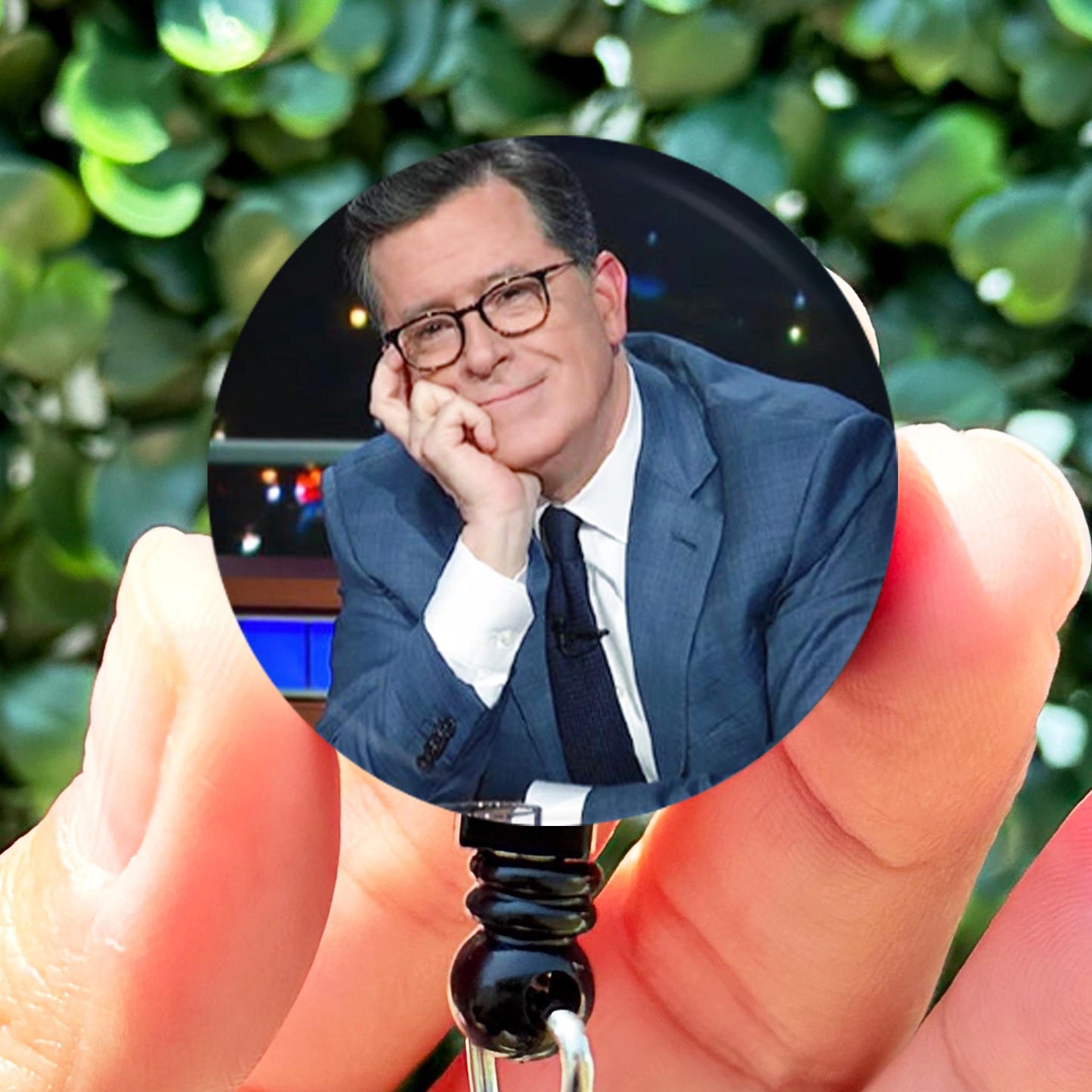 Stephen Colbert The Late Show Really Face  Nurse Badge Reel  ID Badge Holder  Nurse Gift  Nurse Badge Hold