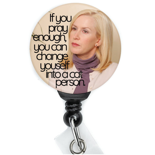 The Office Angela Cat Person Meme Badge Reel - ReactionReels