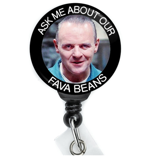 Hannibal Lecter Ask me About our Fava Beans Badge Reel - ReactionReels
