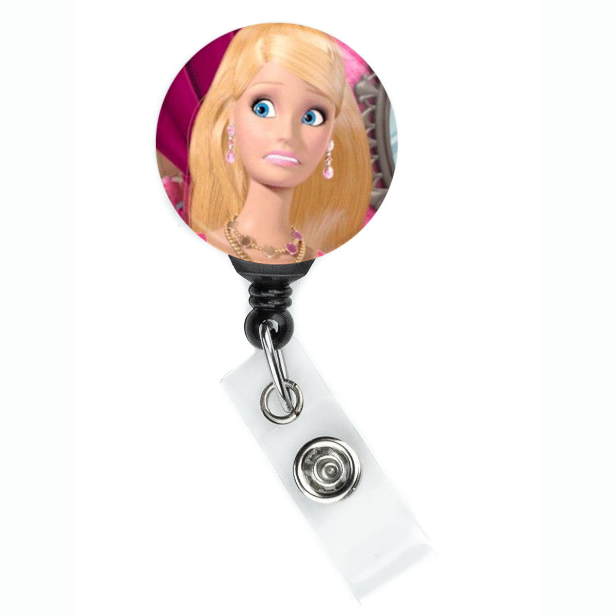 Doll Cringe Face Badge Reel - ReactionReels