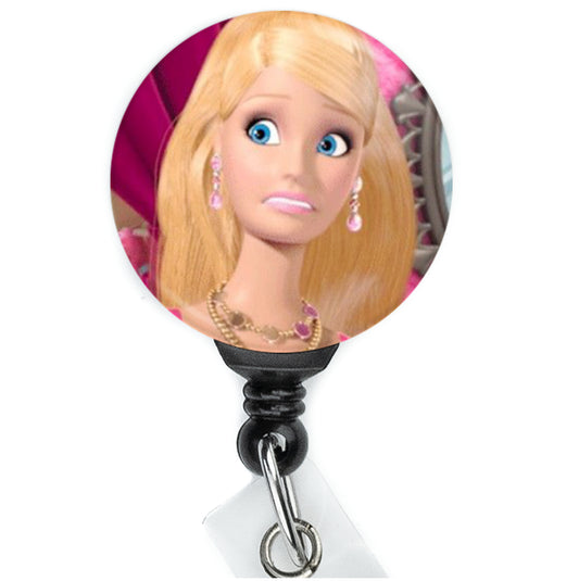 Doll Cringe Face Badge Reel - ReactionReels