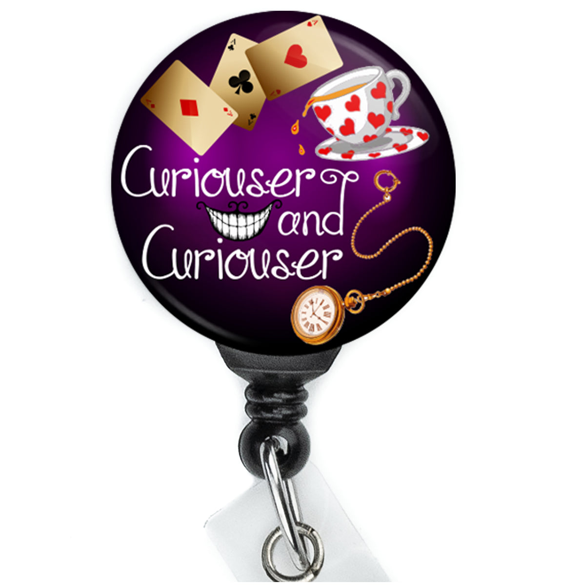 Alice in Wonderland Curiouser and Curiouser Badge Reel - ReactionReels