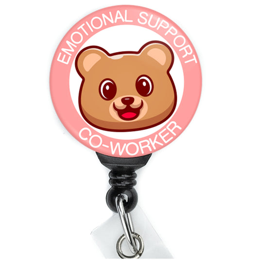 Emotional Support Coworker Badge Reel - ReactionReels