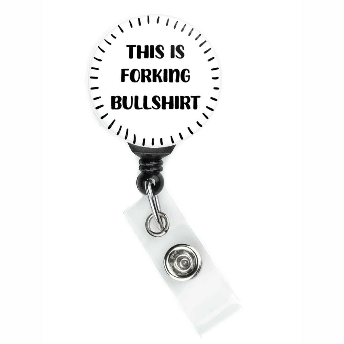 The Good Place Forking Bullshirt Badge Reel - ReactionReels