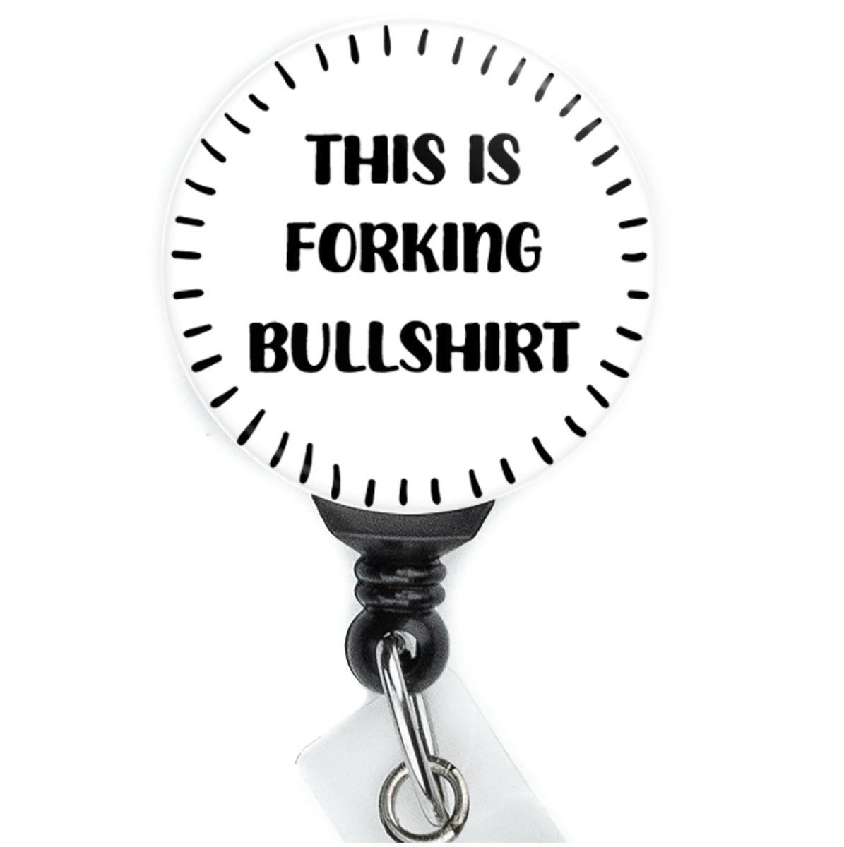 The Good Place Forking Bullshirt Badge Reel - ReactionReels