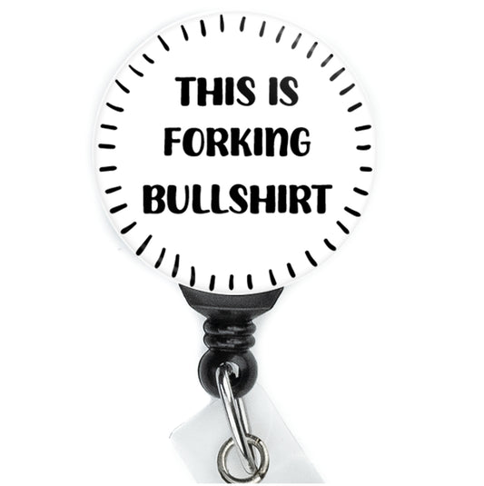 The Good Place Forking Bullshirt Badge Reel - ReactionReels