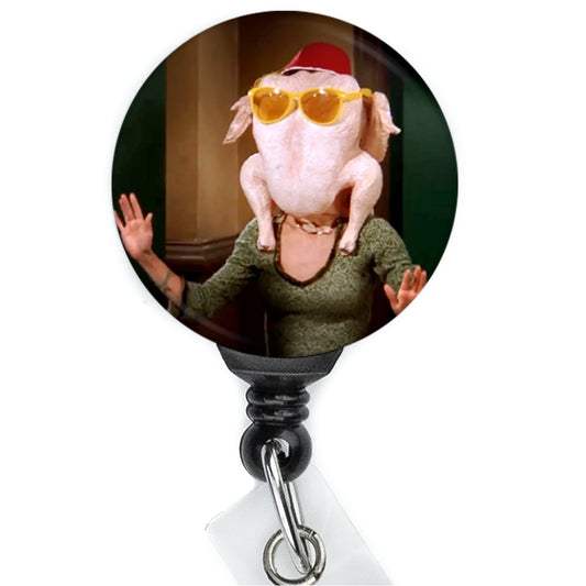 Friends Monica Turkey Head Badge Reel - ReactionReels