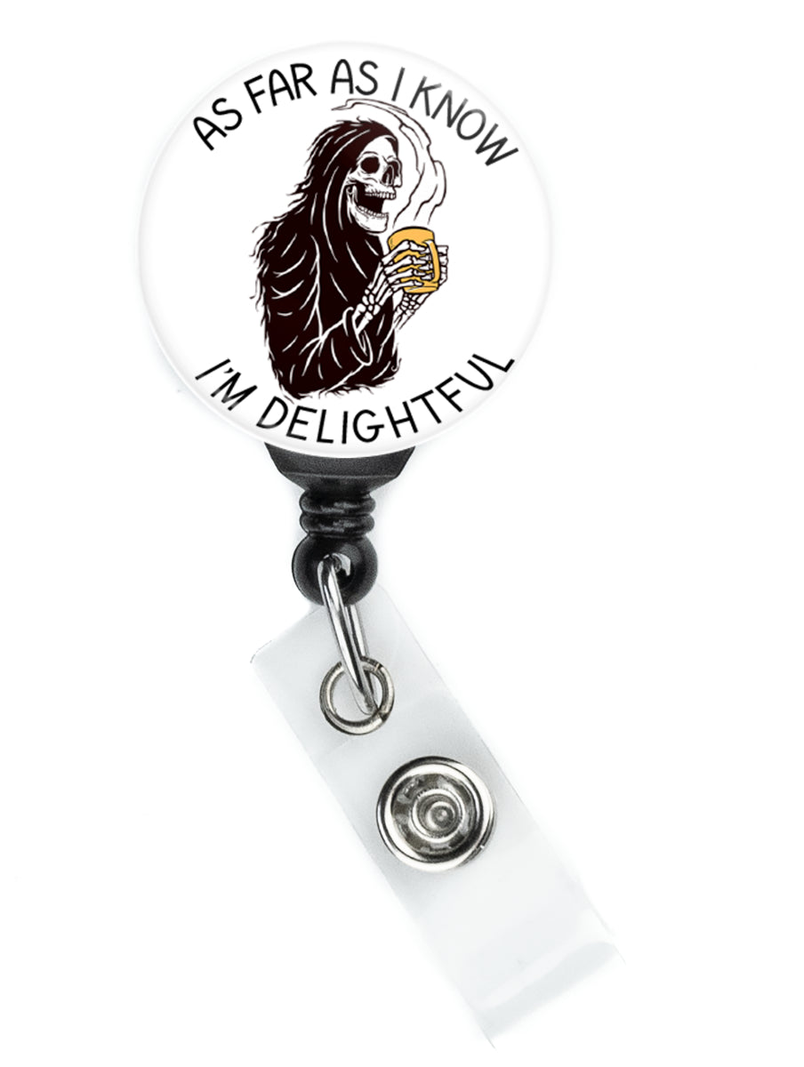 Grim Reaper As Far As I Know I'm Delightful Badge Reel - ReactionReels
