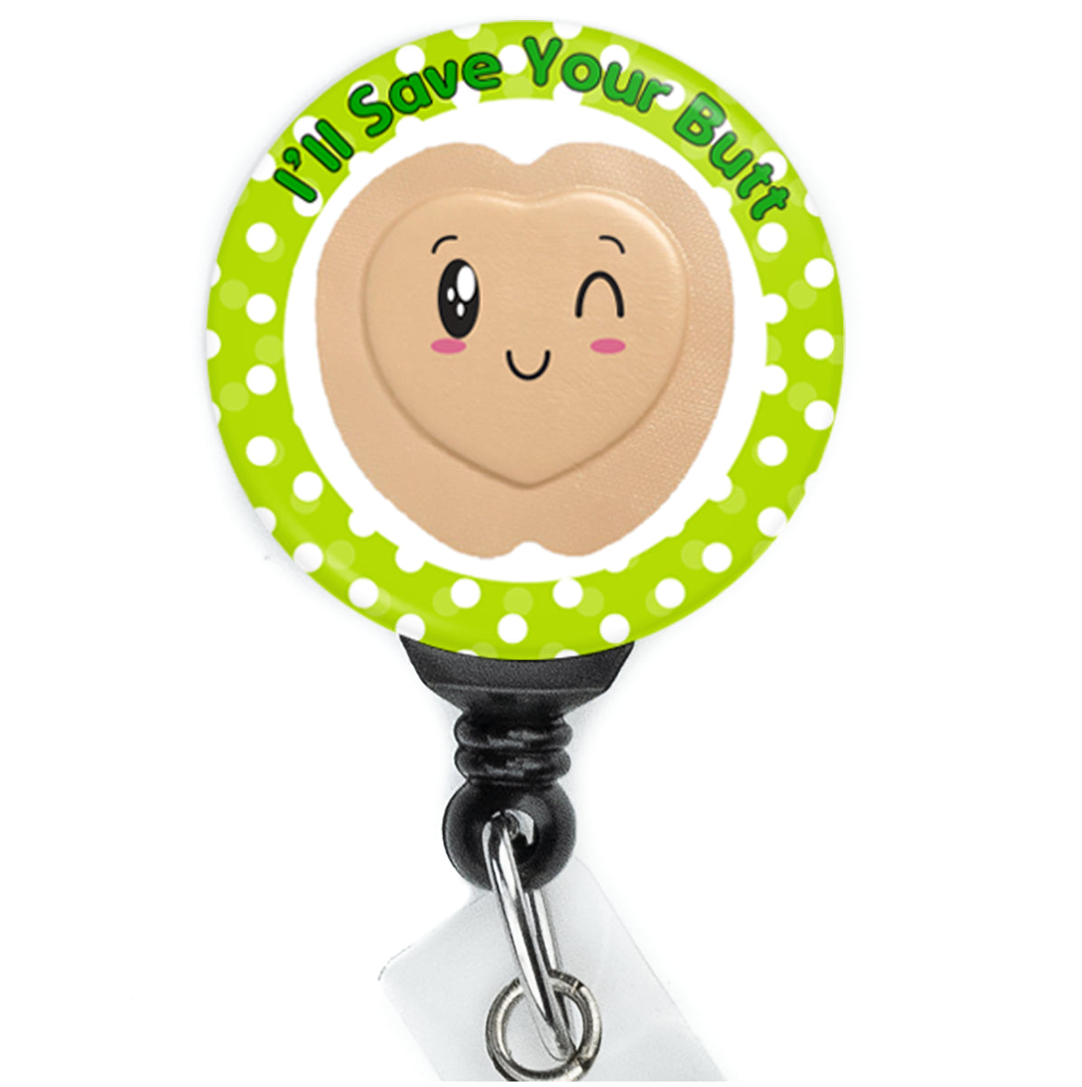 Ill Save Your Butt Wound Skin Care Badge Reel - ReactionReels