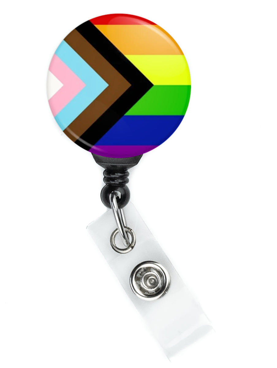 LGBTQ+ Inclusivity Rainbow Flag Pride Badge Reel - ReactionReels