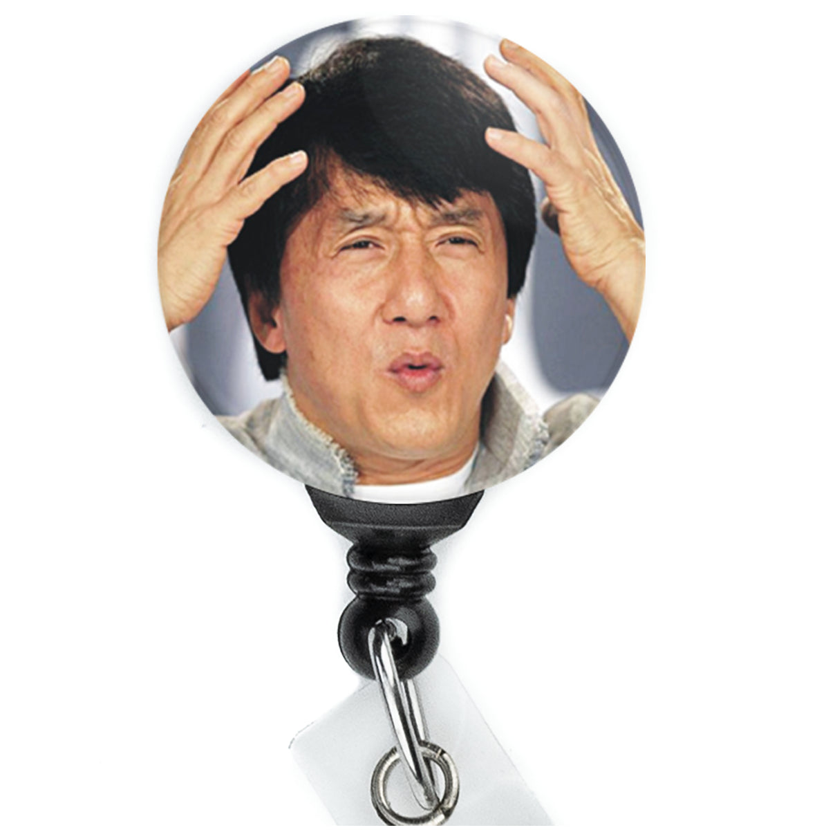 Jackie Chan Confused Meme Badge Reel - ReactionReels