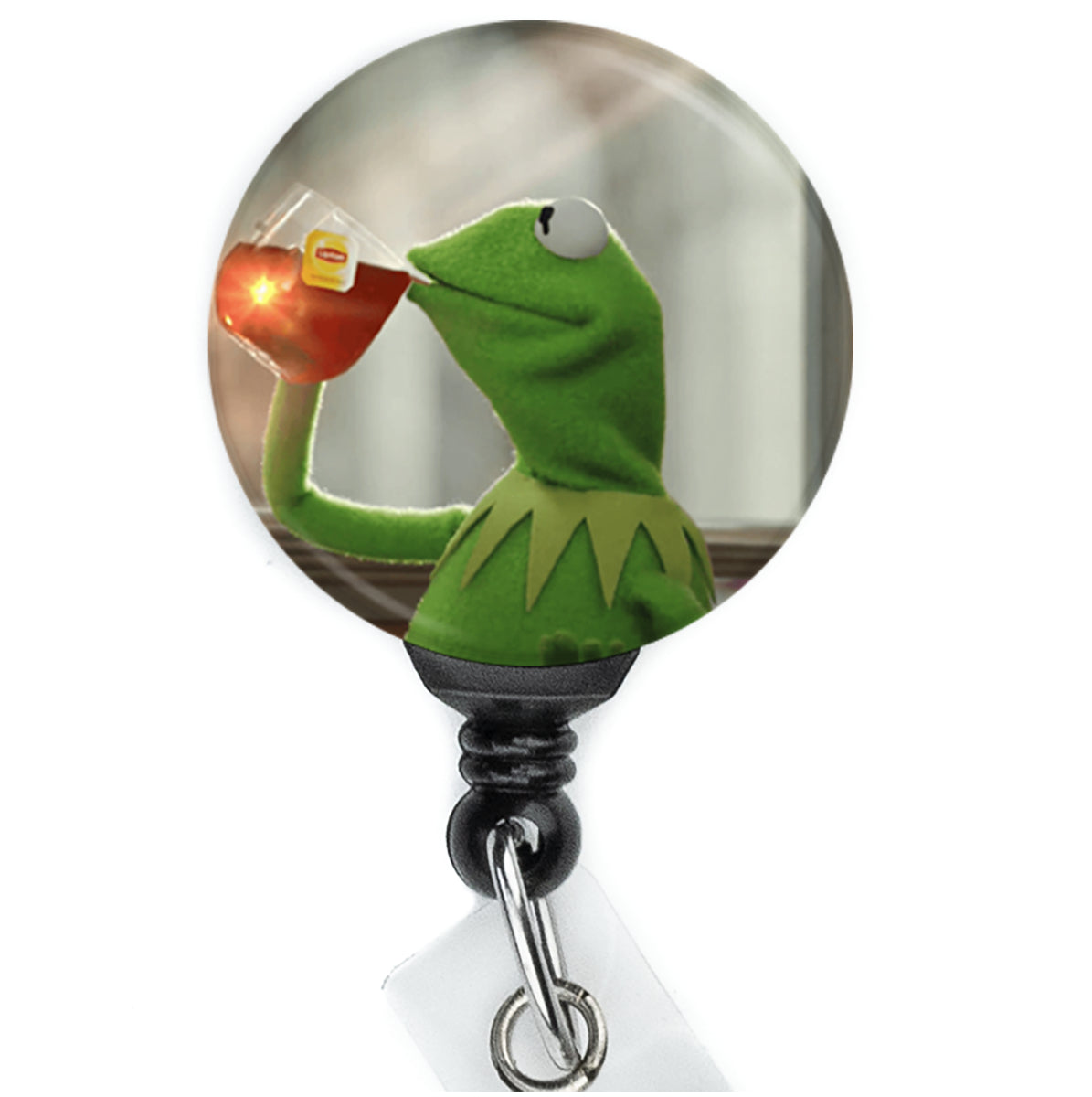 Kermit Frog Tea Meme Badge Reel - ReactionReels