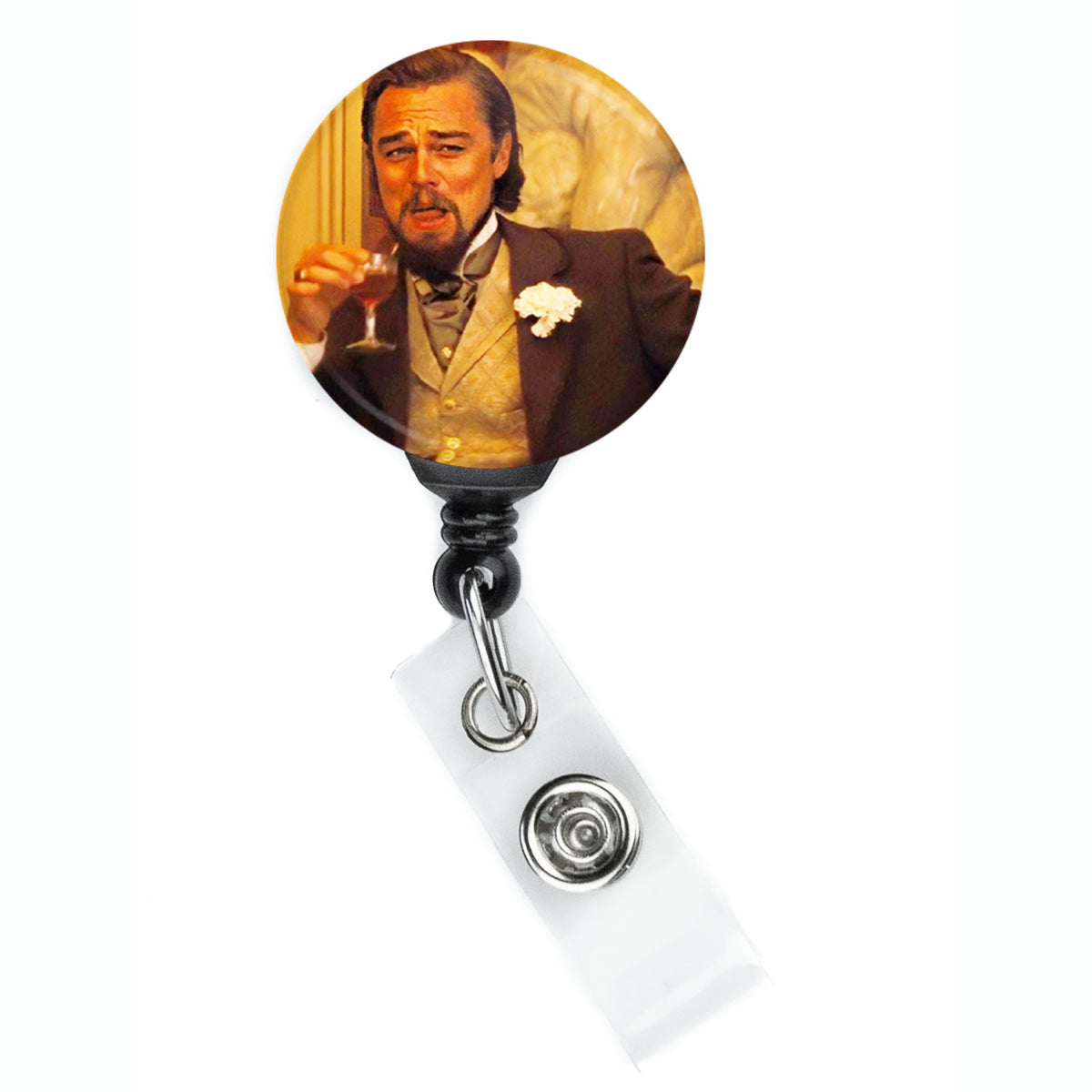 Leo Laughing Meme Badge Reel - ReactionReels